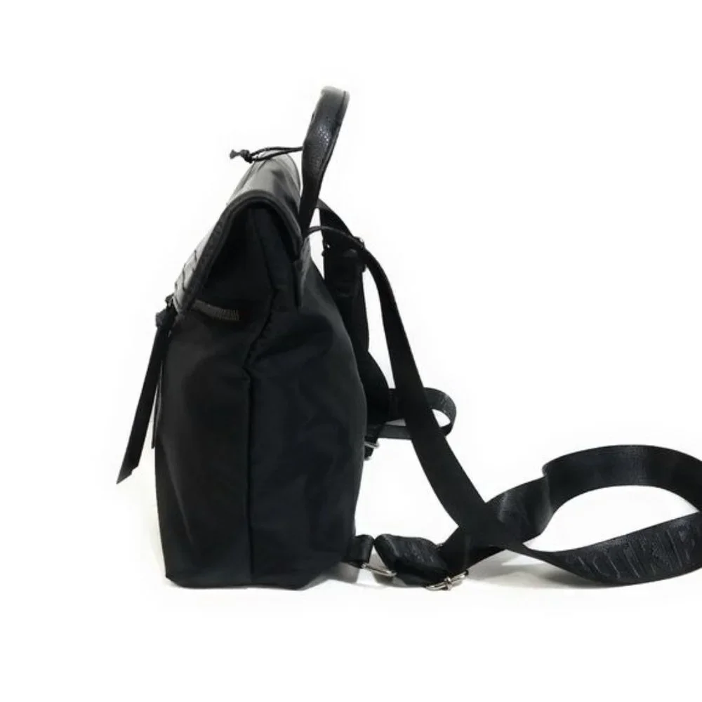 Botkier Trigger Nylon Backpack In Black/Gunmetal